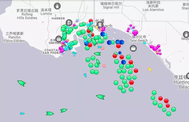 雪上加霜!数十艘集装箱船逃离港口,拥堵加剧!洛杉矶长滩港遭遇强风暴