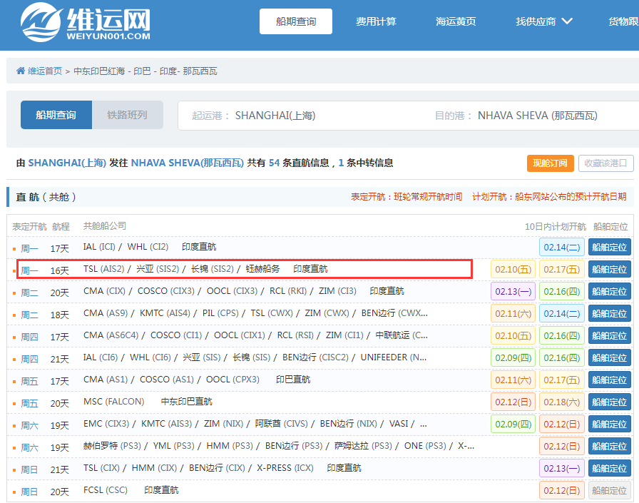 航线快讯!2月底TSL将加入这条长锦、兴亚共舱的印度直航