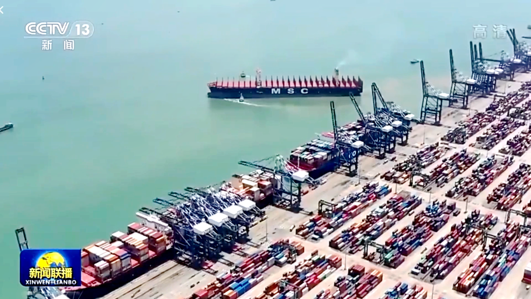 广州港南沙港区外贸航线、外贸集装箱量双位数增长