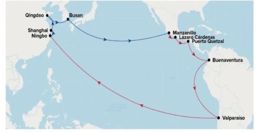 阳明开通南美西新航线！挂靠宁波、上海、青岛……