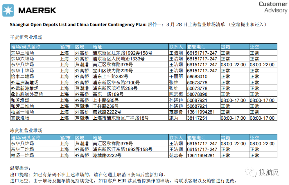 上海分区封控，船公司发布船期变更及业务调整通知！船司、集卡运输、海关通知汇总