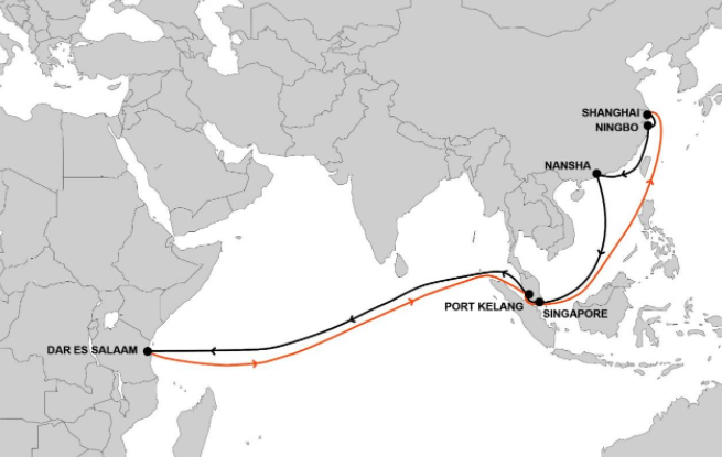 為滿足亞洲主要港口的運力需求，多家船公司聯合推出亞洲-東非新航線服務