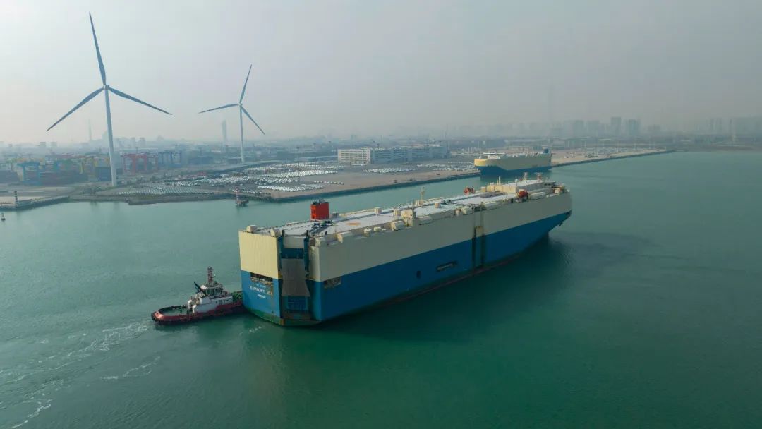 天津港又一滚装码头实现内外贸全品类汽车作业