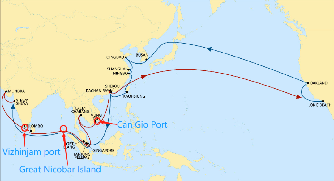 三大巨型集装箱转运港,你看好谁?