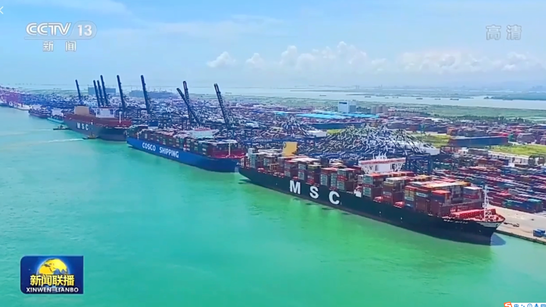 广州港南沙港区外贸航线、外贸集装箱量双位数增长
