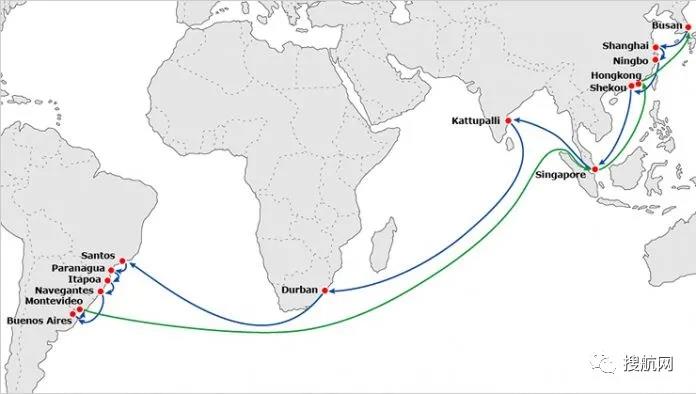 HMM开通远东-拉丁美洲航线；中联航运推出中国-英国直航服务