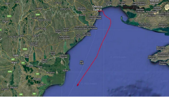 第一艘装载谷物的散货船离开乌克兰，保费非常高